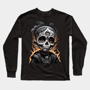 Spooky Kidz  - Dia De Los MuertosI Long Sleeve T-Shirt